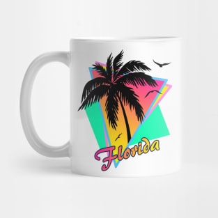 Florida Cool 80s Sunset Mug